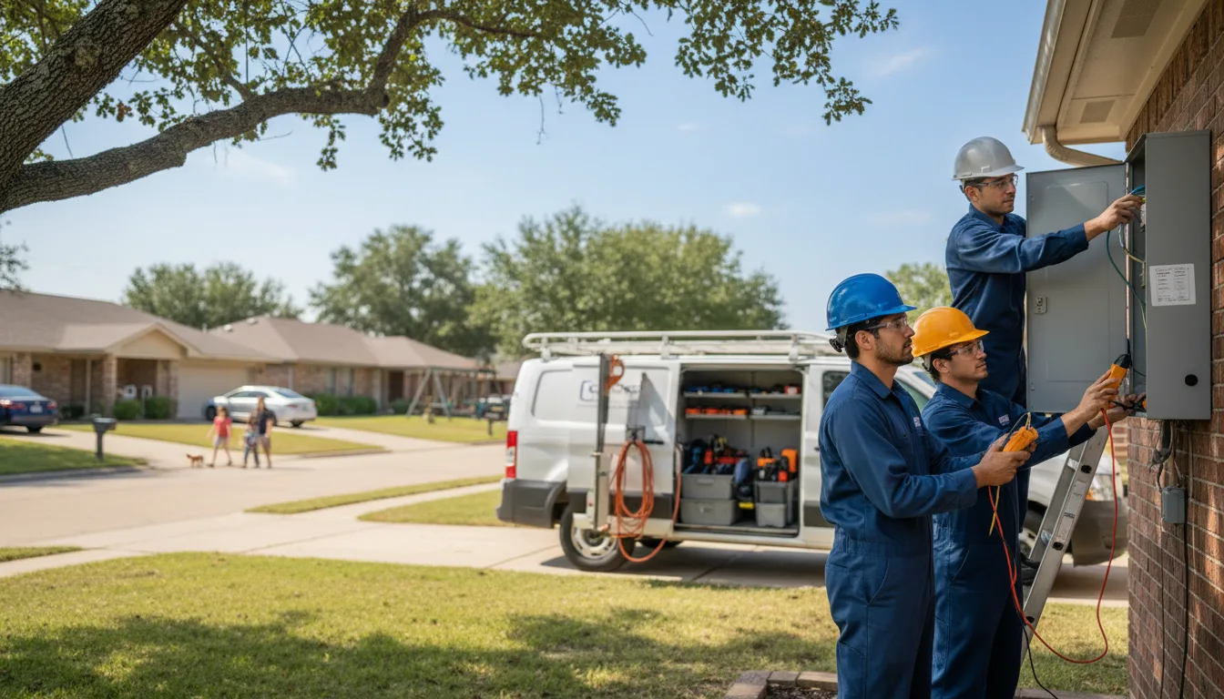 Certified electrician providing emergency electrical services in Hulbert, MI